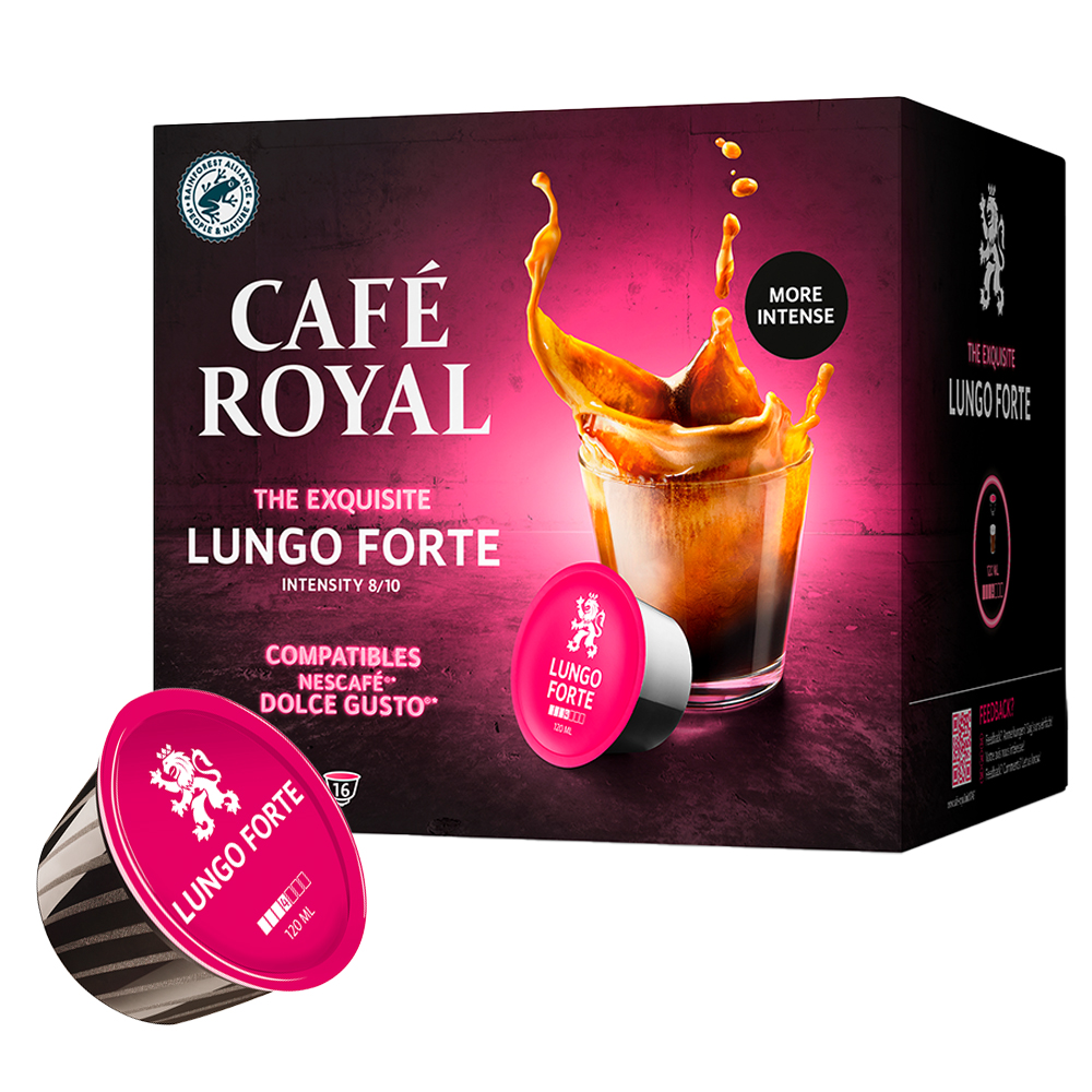 Café Royal Lungo Forte till Dolce Gusto. 16 kapslar