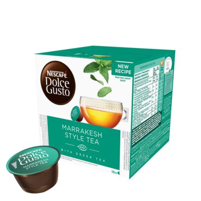Nescafé Marrakesh Style Tea pakke og kapsel til Dolce Gusto 