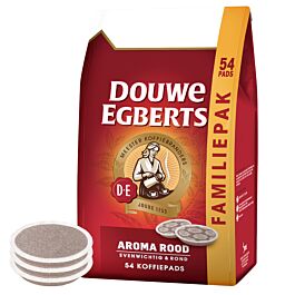 het dossier Uitwerpselen Speeltoestellen Douwe Egberts Aroma Rood (Normale kop) - 54 Pads voor Senseo voor € 5,99