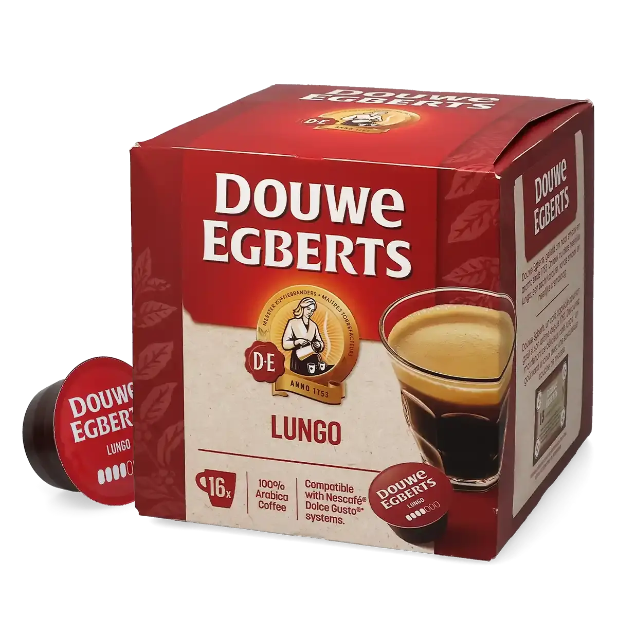 Douwe Egberts | Lungo - 16 pods for Dolce Gusto