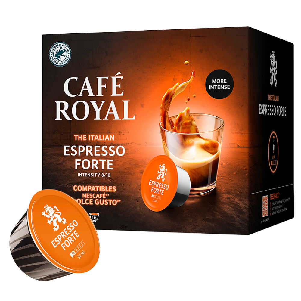 Café Royal Café Royal expresso N°8. Capsules comptatibles avec le
