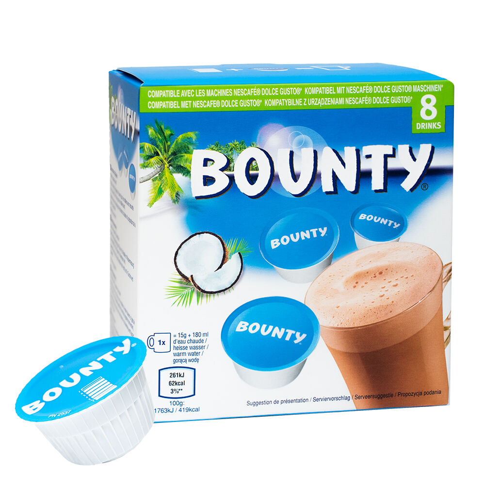 Bounty Bounty - 8 Capsules pour Dolce Gusto à 3,99 €