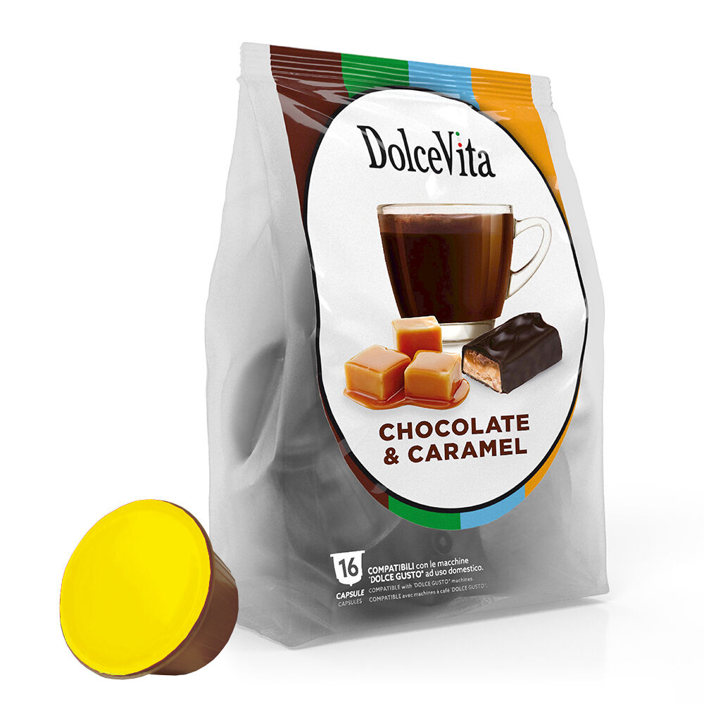 Dolce Vita Caramel Chocolate - 16 Cápsulas para Dolce Gusto por 3,29 €