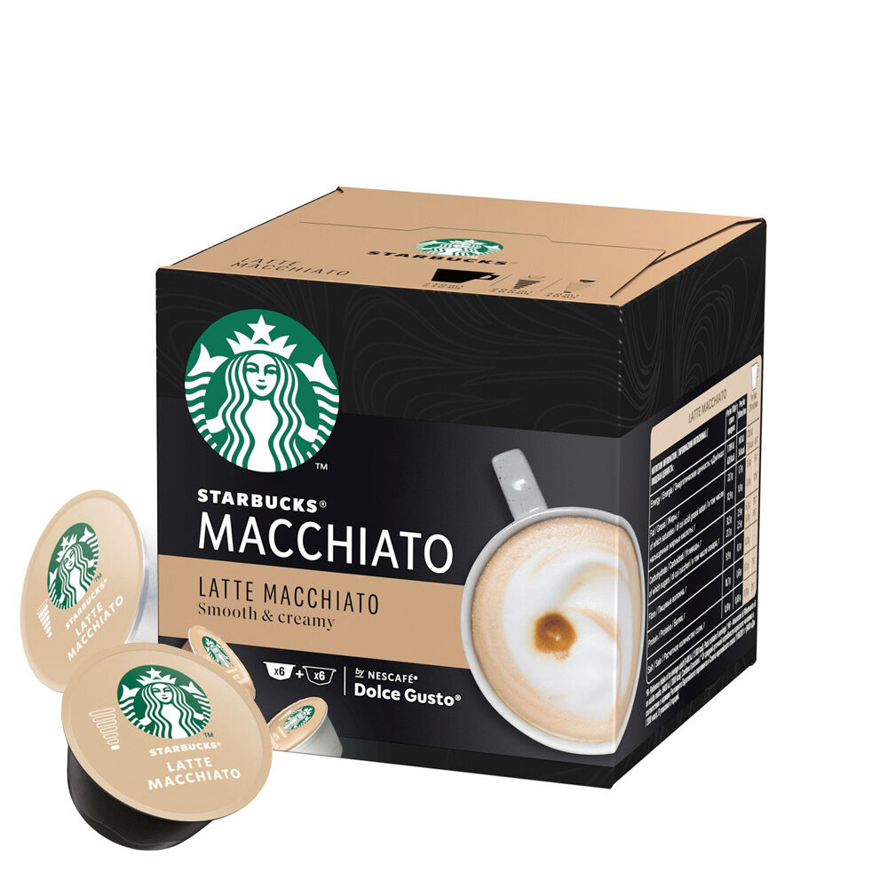 Aterrador hoy Relacionado Starbucks Latte Macchiato - 12 Cápsulas para Dolce Gusto por 4,39 €