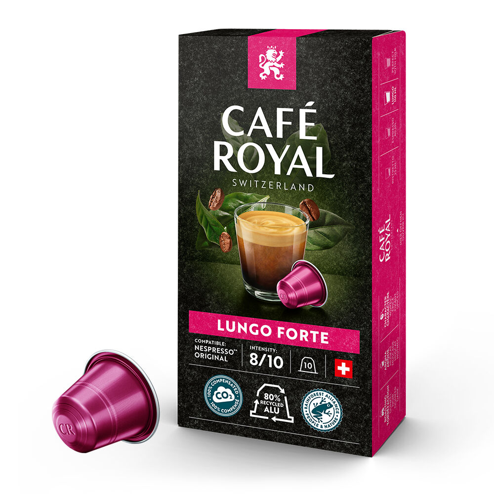Café Royal Lungo Forte - 50 kapslar till Nespresso Pro för 189,00 kr