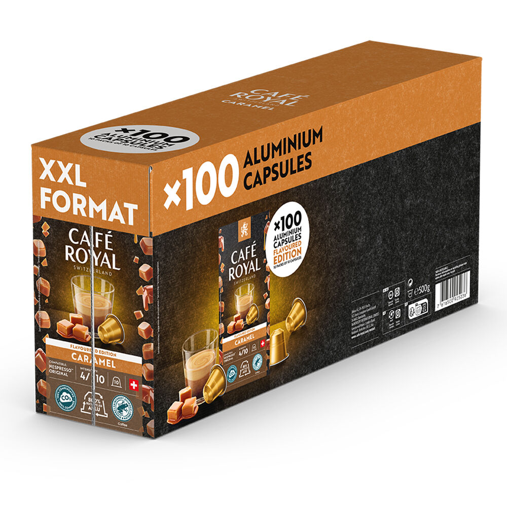 Café Royal Caramel - 100 Capsules pour Nespresso à 19,99 €