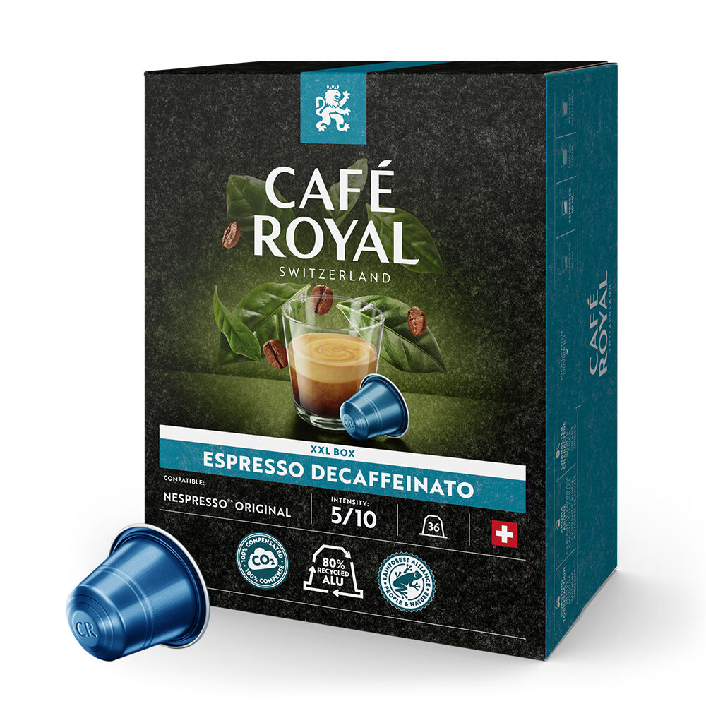 Café Royal Espresso Decaffeinato - 36 Capsules pour Nespresso à 8,49 €