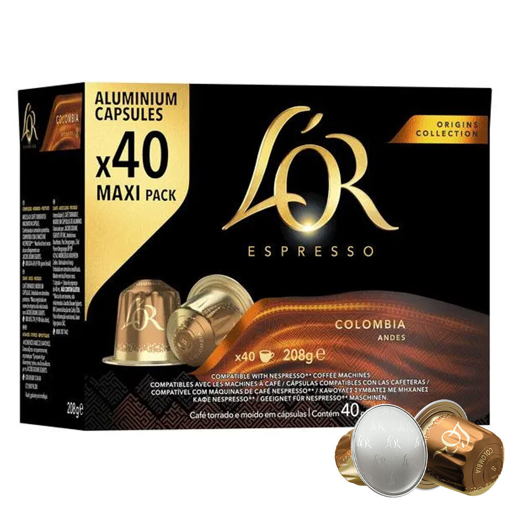 L'OR Colombia - 40 Capsules pour Nespresso à 9,99 €