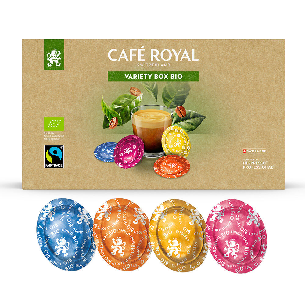 Café Royal Bio Variety box - 40 Capsules pour Nespresso Pro à 12,99 €