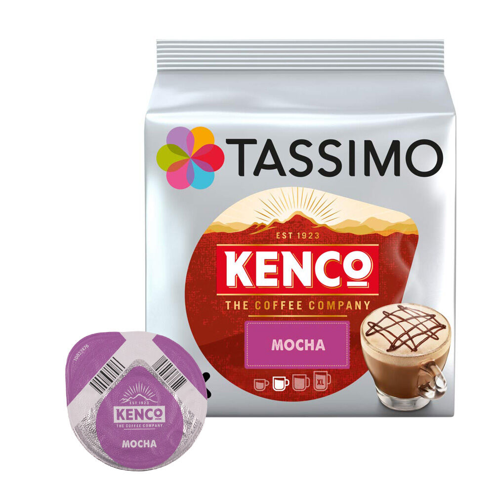 Tassimo Kenco Dosettes de café moka 10 paquets 80 boissons 