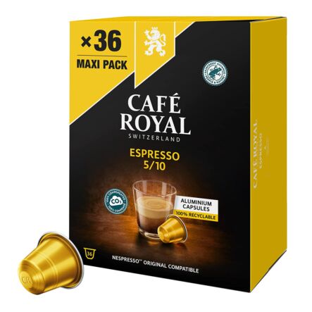 Databasen Ministerium artilleri Café Royal Espresso - 36 kapsler til Nespresso for 75,00 kr.