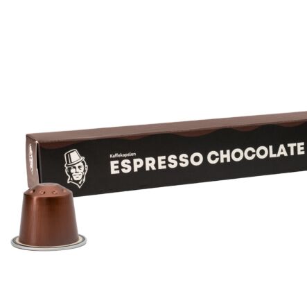 specificere Romantik Hotellet Kaffekapslen Espresso Chocolate - 10 kapsler til Nespresso for kr 20,00
