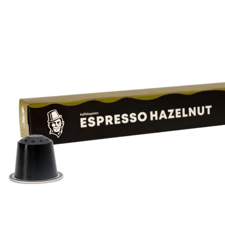 Espresso Hazelnut - 10 kapsler til Nespresso for 17,00 kr.