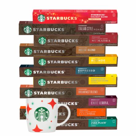 Starbucks Paquete de inicio - 100 Cápsulas para Nespresso por 41,79 €