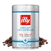 Granos de café descafeinado de illy