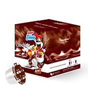 Café René Super Drink Chocolate Packung und Kapsel für Dolce Gusto