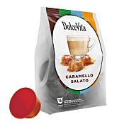 DolceVita Caramel Salato package and capsule for Dolce Gusto
