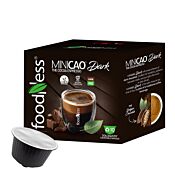 FoodNess MiniCao Dark paquet et capsule pour Dolce Gusto
