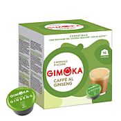 Gimoka Caffè al Ginseng Packung und Kapsel für Dolce Gusto

