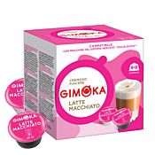 Gimoka Latte Macchiato package and capsule for Dolce Gusto
