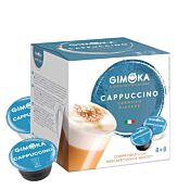Gimoka Cappuccino Packung und Kapsel für Dolce Gusto