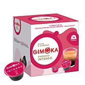 Gimoka Espresso Intenso package and capsule for Dolce Gusto
