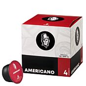 Kaffekapslen Americano paket och kapsel till Dolce Gusto