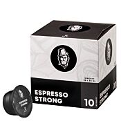 Kaffekapslen Espresso Strong package and capsule for Dolce Gusto