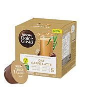 Nescafé Oat Caffé Latte paquet et capsule pour Dolce Gusto