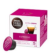 Nescafé Espresso Packung und Kapsel für Dolce Gusto
