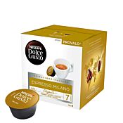 Nescafé Espresso Milano package and capsule for Dolce Gusto
