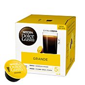 Nescafé Grande pakke og kapsel til Dolce Gusto