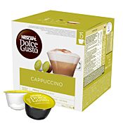NescafÃ© Cappuccino Big Pack package and capsule for Dolce Gusto