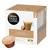 Nescafé Cortado 30 package and capsule for Dolce Gusto
