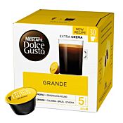 NescafÃ© Grande Big Pack package and capsule for Dolce Gusto