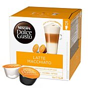 NescafÃ© Latte Macchiato Big Pack package and capsule for Dolce Gusto