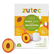 Zutec Peach paquet et capsule pour Dolce Gusto
