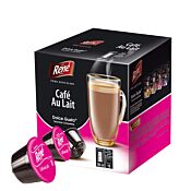 Café René Café Au Lait package and capsule for Dolce Gusto
