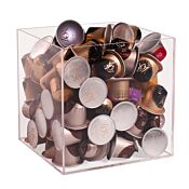 Porte-capsules en plastique pour Nespresso® avec capsules