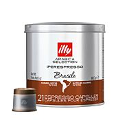 illy Brasile paquet et capsule pour illy Iperespresso