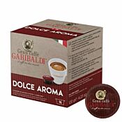 Gran Caffé Garibaldi Dolce Aroma pakke og kapsel til Lavazza A Modo Mio