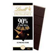 90% Cacaochocolade van Lindt