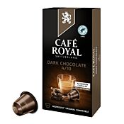 Café Royal Dark Chocolate package and capsule for Nespresso

