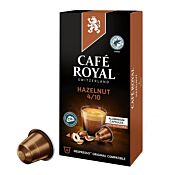 Café Royal Hazelnut paquet et capsule pour Nespresso
