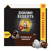 Douwe Egberts Espresso 10 Krachtig XL pak en capsule voor Nespresso®