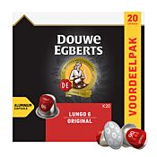 Douwe Egberts Lungo 6 Original pak en capsule voor Nespresso®