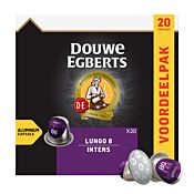 Douwe Egberts Lungo 8 Intense XL paquet et capsule pour Nespresso®