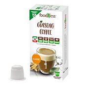 FoodNess Ginseng Coffee package and capsule for Nespresso
