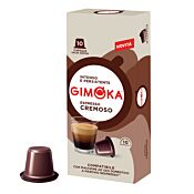 Gimoka Espresso Cremoso package and capsule for Nespresso
