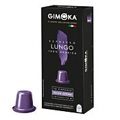 Gimoka Lungo package and capsule for NespressoÂ®